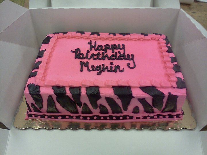 pink and white zebra cake. Pink+and+zebra+cake+